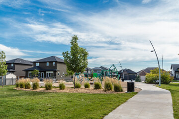 Fototapeta premium Jill Postelthwaite Park in the city of Saskatoon, Canada