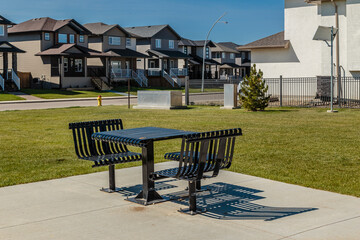 Obraz premium Korpan Park in the city of Saskatoon, Canada