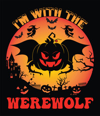 halloween tshart design vector art