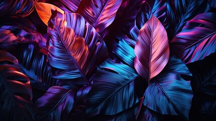 tropical leaves greenery