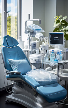Multifunctional chair in a dental office