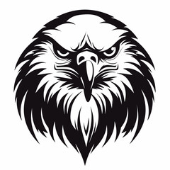 Fototapeta premium bird eagle full face vector illustration logo best tor your design t-shirt tattoo