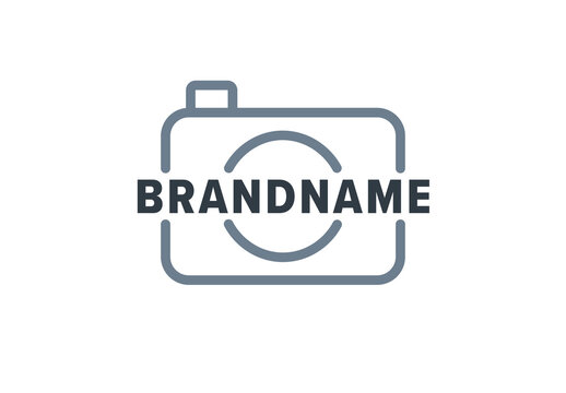 Customizable Logo Photo Camera Photographer Photography Bold