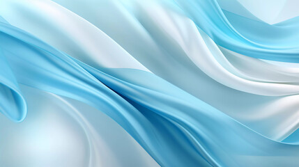 Fototapeta premium abstract light blue waves. ai generated