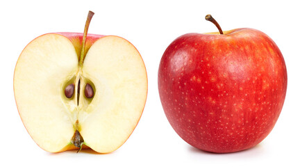 Apples isolated on white