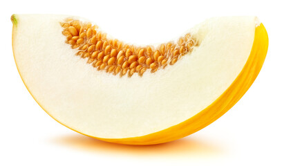 Melon isolated on white.