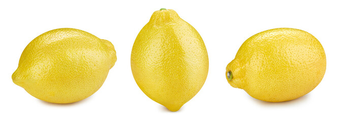 Lemon fruit isolated
