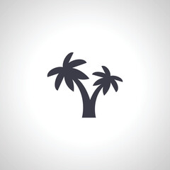 Fototapeta na wymiar palm tree icon. palm isolated icon