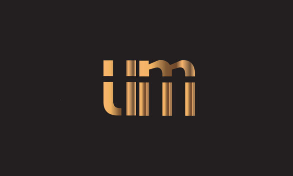 UM, MU , M , U, Abstract Letters Logo Monogram	