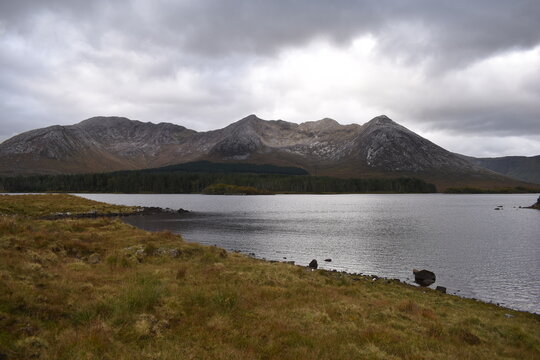 Lough Inagh Boathouse, Connemara, Co. Galway