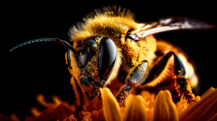 bee on flower