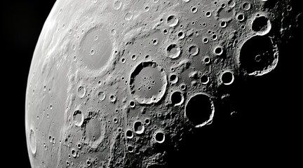 holes in the moon