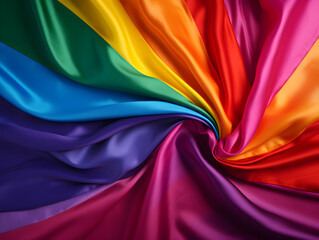 Rainbow flag fabric, rainbow flag material