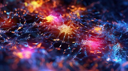 Fototapeta premium Futuristic, technology pattern for banner or poster design background concept.