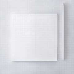 graph paper view from above illustration