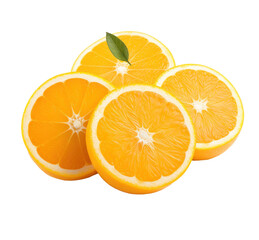 Fototapeta premium Orange slice isolated.