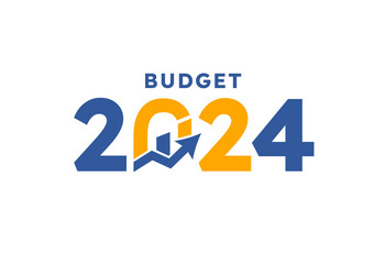 Budget 2024 logo design, 2024 budget banner design templates png