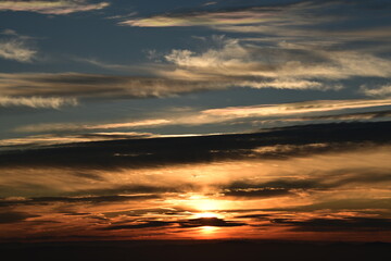 sunset at the beach