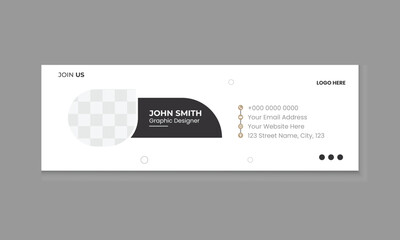 Minimal And modern Corporate Creative Corporate Email Signature Template