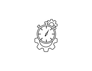 Efficiency, business, management icon. Vector illustration.