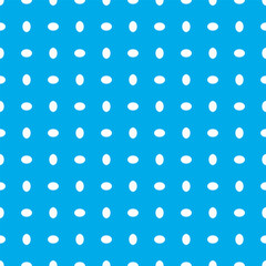 Polka dot seamless pattern, light blue polka dot vector background.