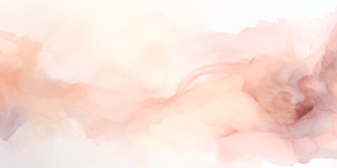 Light pastel pink water color abstract background, ai generated