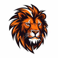 Obraz na płótnie Canvas Vector logo lion, lion icon, lion head
