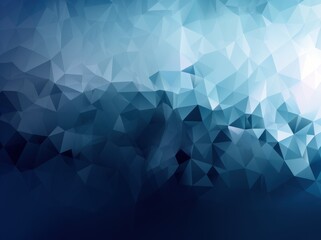 Fototapeta premium Abstract blue triangle background