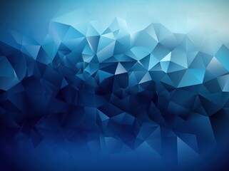 Abstract blue triangle background