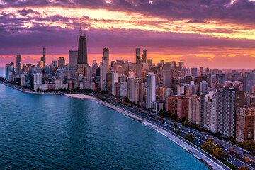 Naklejka premium sunset