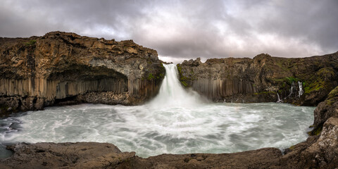 Aldeyjarfoss waterfall, north Iceland