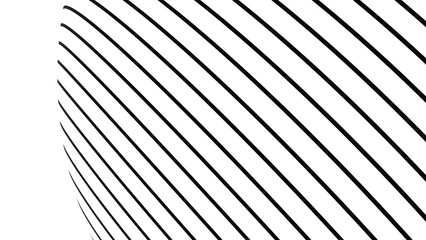 curve stripe line on curve 3d surface, clean bright background, 3d render,