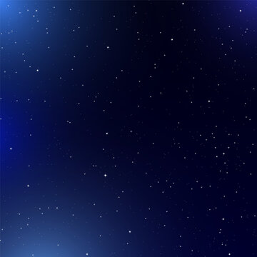 Starry night sky space background