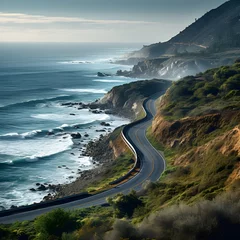 Fotobehang Coastal Highway One: California's Breathtaking Journey © BCFC