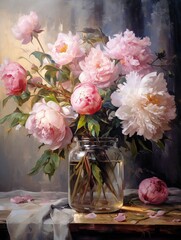 Obraz premium Flowers in a jar