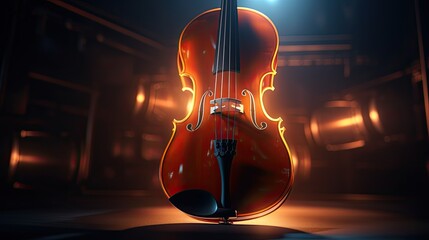 violin in the dark