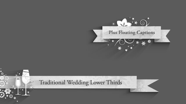 Traditional Wedding Lower Thirds