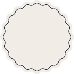 Vintage banner retro style frame border clip art element victorian style.