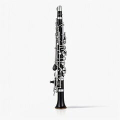 Clarinet saxophone isolated on white background
