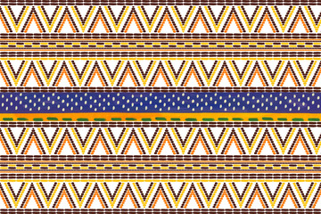 Hand drawn abstract seamless pattern, ethnic background, simple style - great for textiles, banners, wallpapers, wrapping - vector design