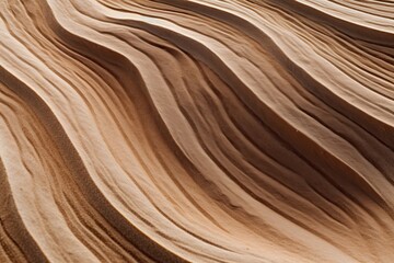 Obraz premium Mesmerizing Ripples: Nature's Sand Art (Generative AI)