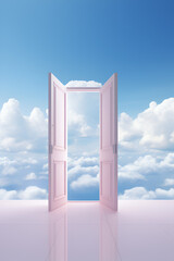 open door to the sky