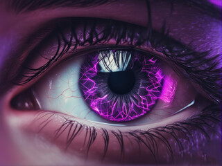 Naklejka premium eye of the person