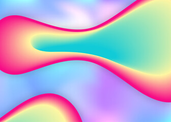 Fluid background with liquid dynamic elements and shapes.