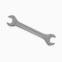 wrench tool isolated on white background