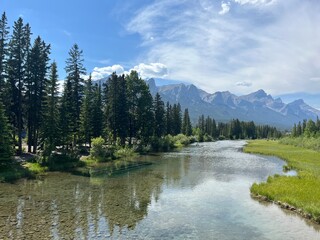 beautiful nature in Canmore, Alberta, Canada