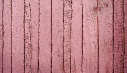 Wooden background banner, aged wood, pastel pink wood, Generative AI