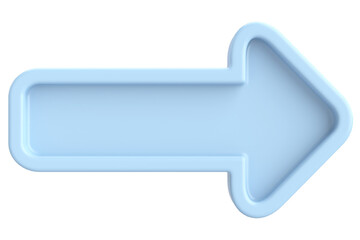 Next button. Continue button. 3D illustration.