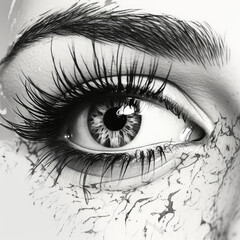 Obraz premium eye of the person