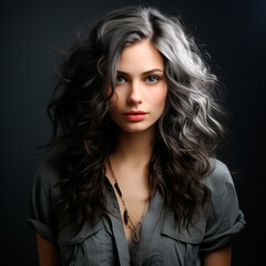 Fototapeta premium Portrait of a beautiful young woman